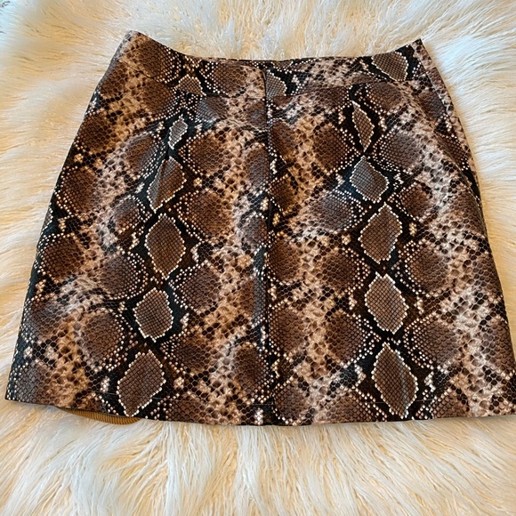 Sexy High Waist Lace Up Bodycon Snakeskin Skirt - Picture 6 of 11
